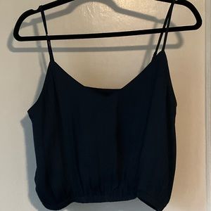 Reset by Jane, navy spaghetti strap crop